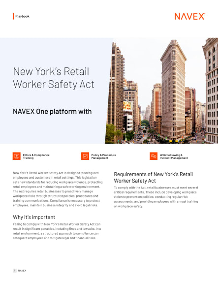 New York's Retail Worker Safety Act 