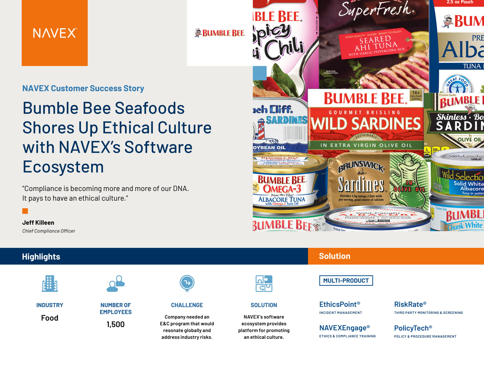 Bumble Bee Seafoods shores up ethical culture