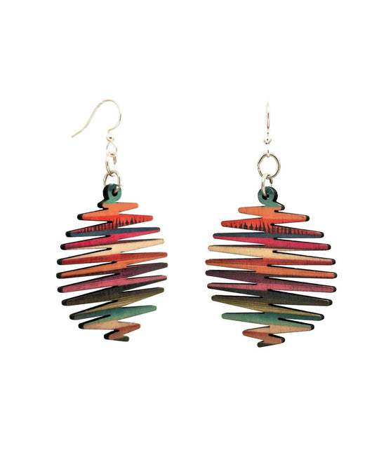 Prism Pop Earrings - Rainbow Lightning Bolt Earrings | Soul Flower