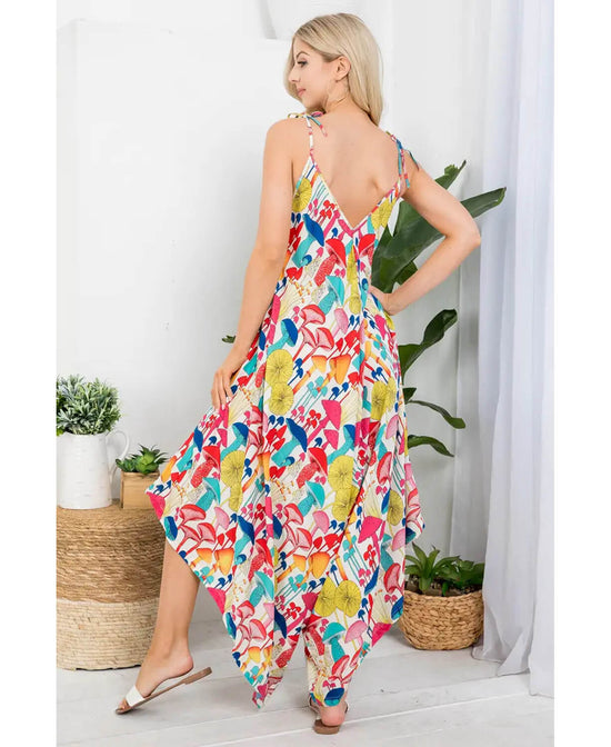 Mushroom Medley Flowy Romper - Mushroom Romper | Festival Clothing | Soul Flower