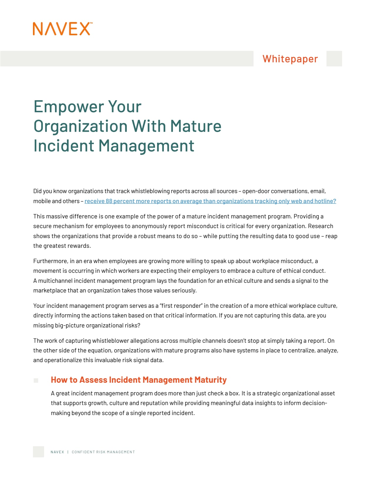 Maturing Your Incident Program Whitepaper