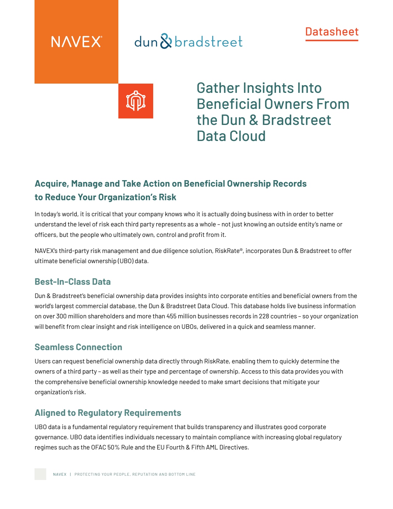 RiskRate Ultimate Beneficial Ownership Datasheet
