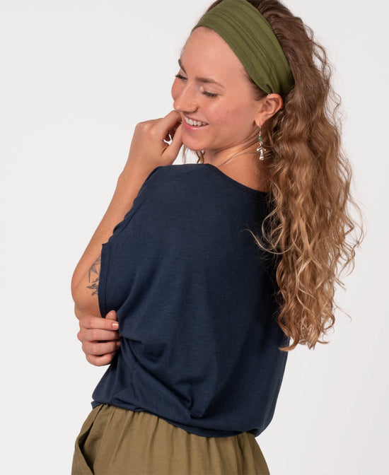 Ferns Bamboo Dolman Top - Fern Bamboo Top | Off the Shoulder Top | Soul Flower Women