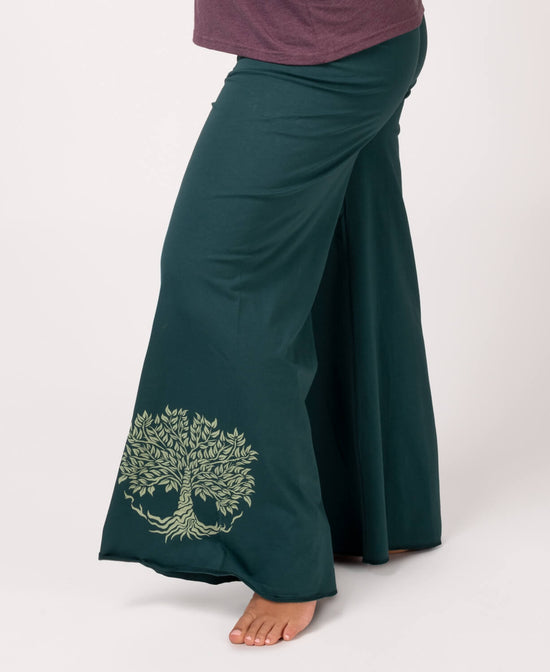 Root Down Flowy Pants - Tree Pants | Hippie Bohemian Pants | Soul Flower