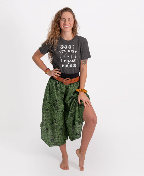 It's Just A Phase Moon Recycled T-Shirt - Unisex - Moon T-Shirt | Lunar Tee | Soul Flower Women
