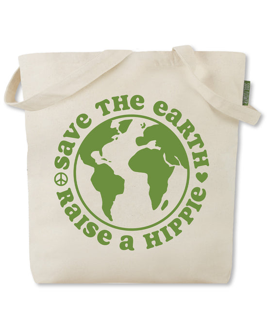 Raise a Hippie Eco Tote Bag - Hippie Tote Bag | Eco Totes | Soul Flower