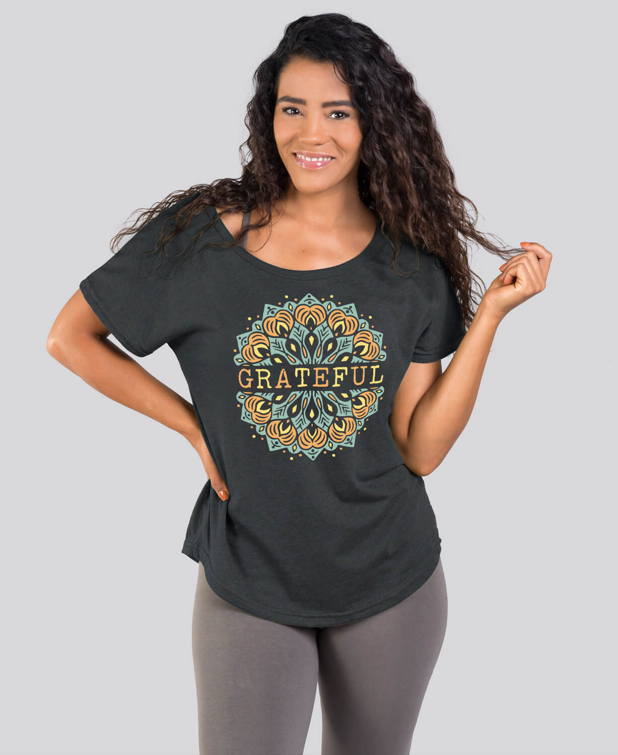 Grateful Slouch Top - Grateful Tee | Hippie Tees | Soul Flower