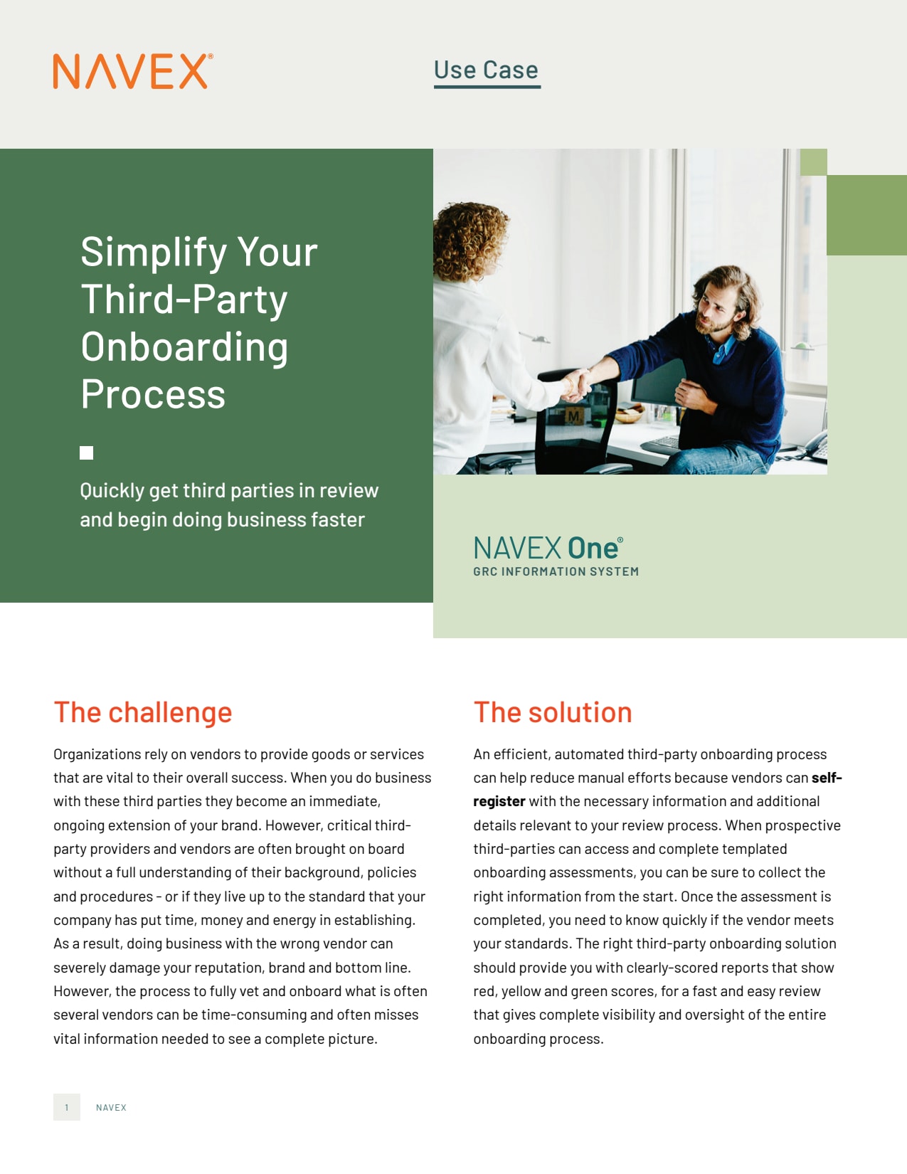 Third Party Onboarding Use Case