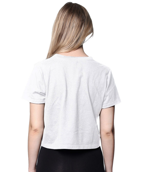  Easy Crop Tee in White - Easy Crop Tee in White
